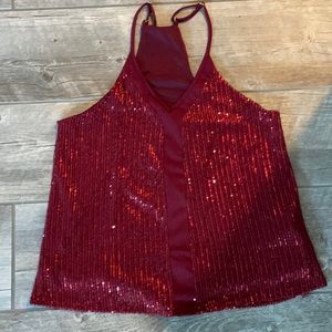 Sequined Razor Tank -